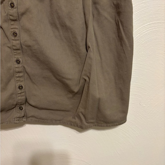 Old Navy Brown Button-Front Tank Top - Picture 3 of 8